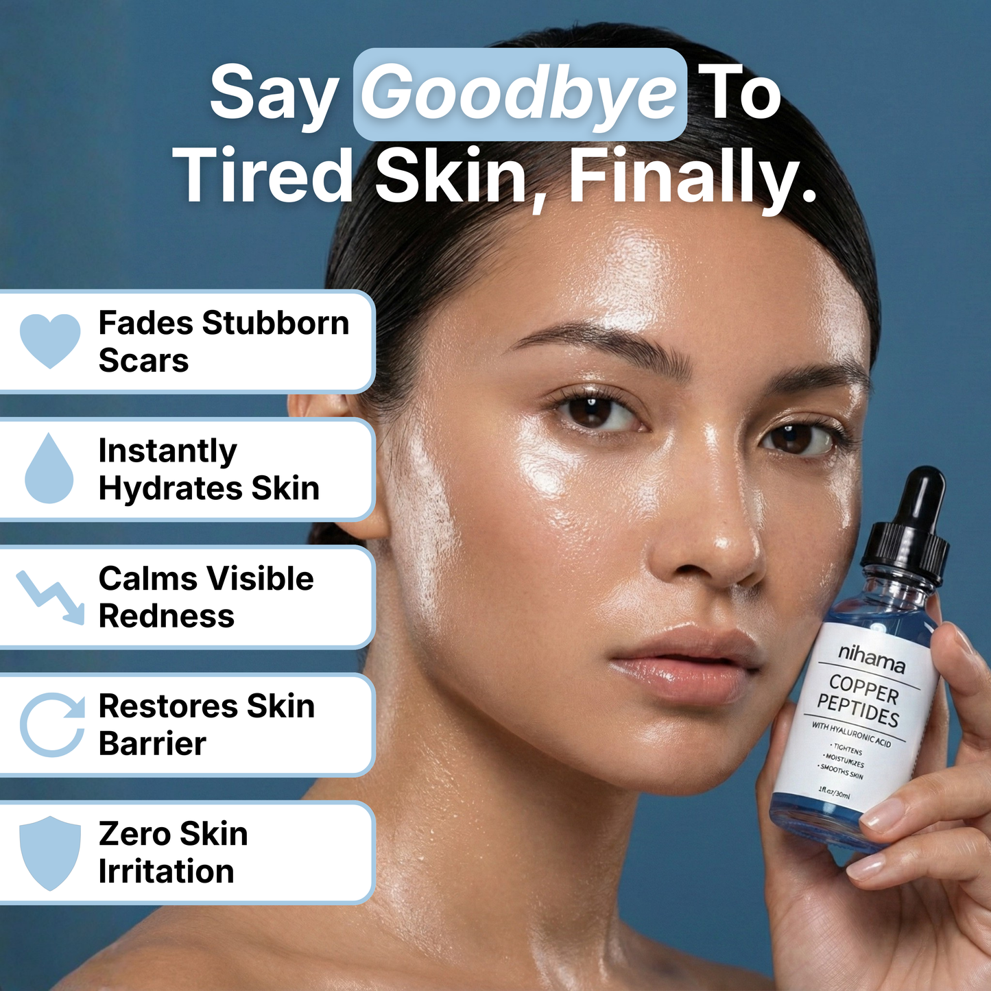 Nihama GHK-Cu Copper Peptides Serum